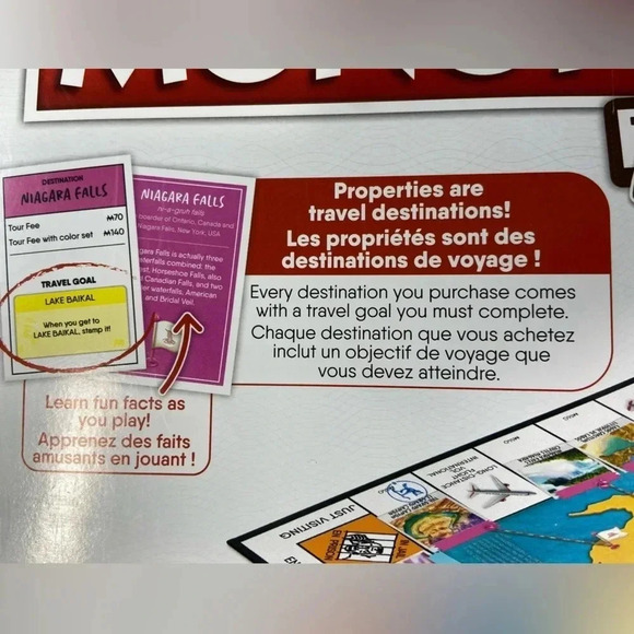 Monopoly - Travel World Tour - Dry Erase  Game Board - BNIB 🎩🐕🎲 - Picture 7 of 8